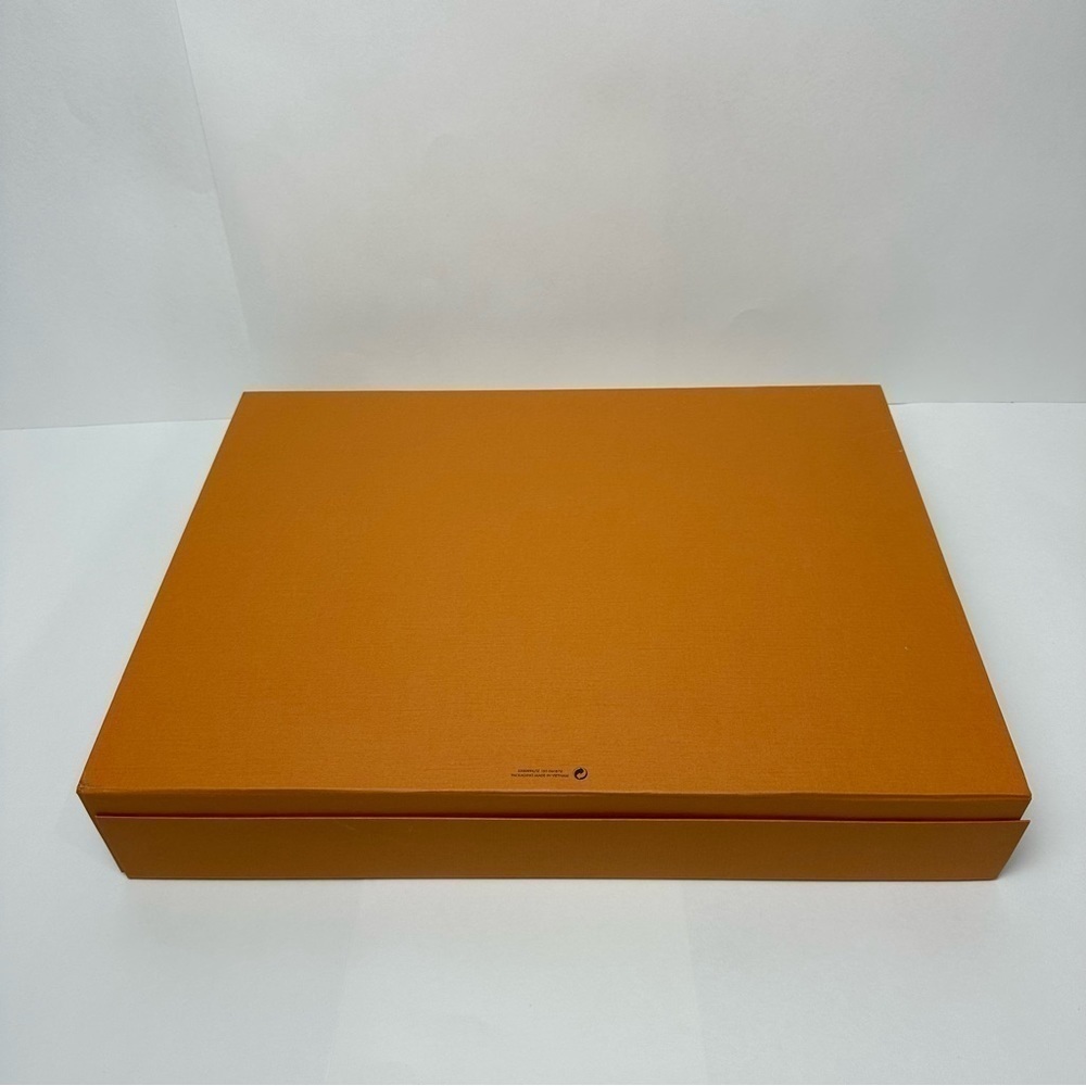 Louis Vuitton Storage Gift Box Orange Blue Open Flap Top - Picture 4 of 5
